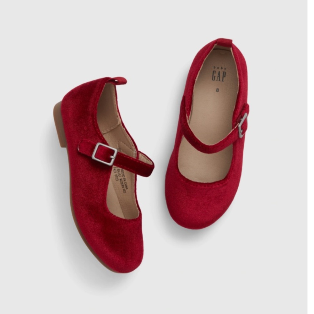 GAP Velvet Ballet Flats